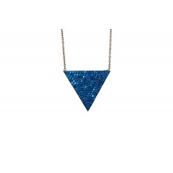 KETTING TRIANGLE DARK BLUE